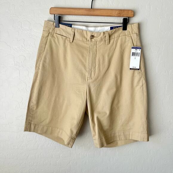 NEW Polo Ralph Lauren Newport classic fit stretch khaki shorts 31 - Picture 3 of 8